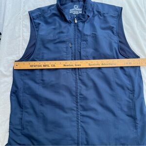 SCOTTeVEST Men's RFID Vest XL Navy Travel Utility Multi Pocket Performance